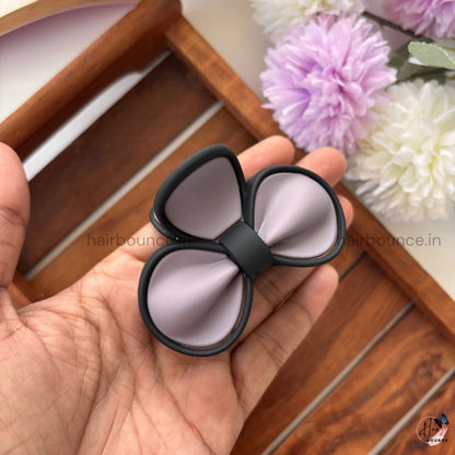 Soft Matte Bliss Bow Hair Claw – Medium