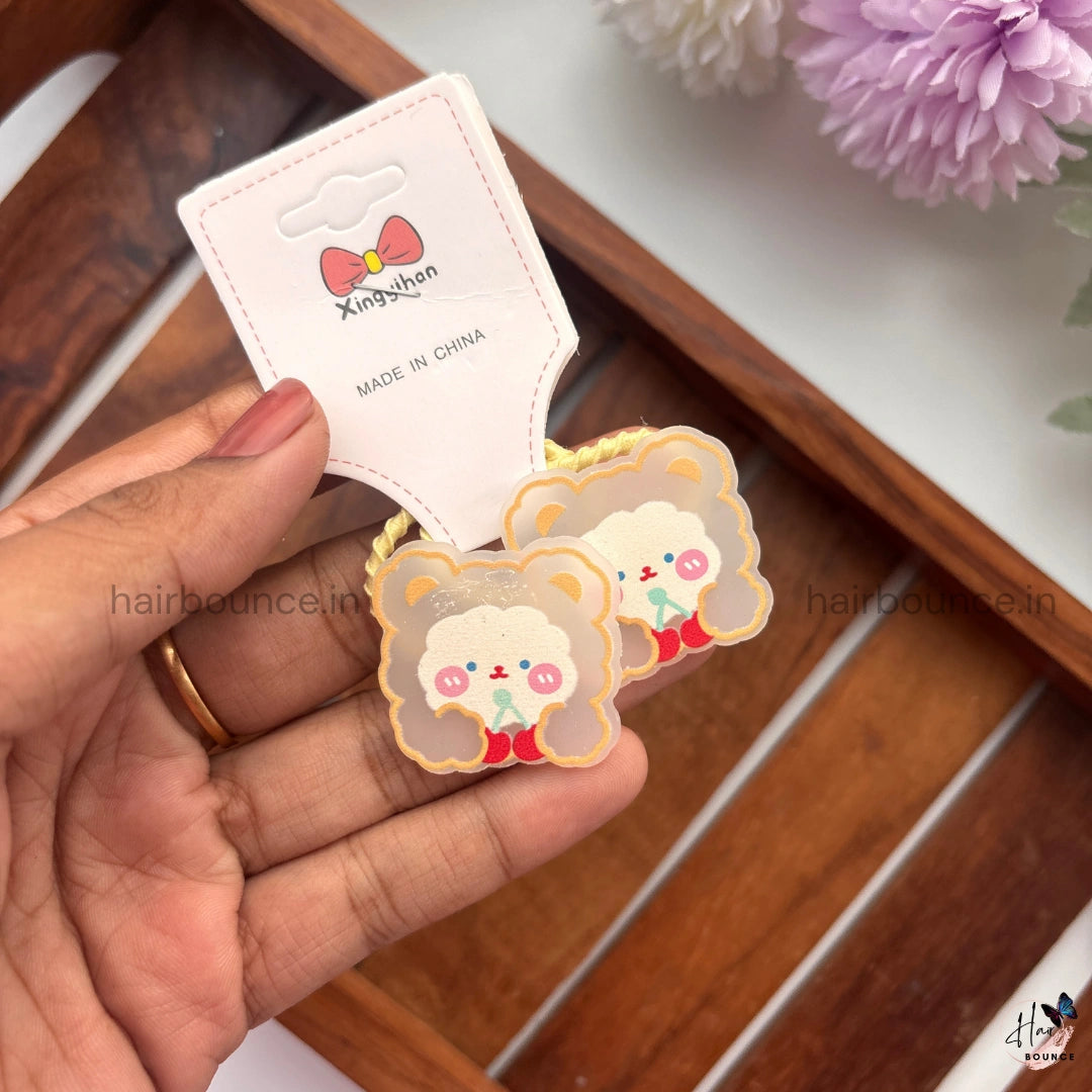 Cute Bunny Cartoon Rubber Bands