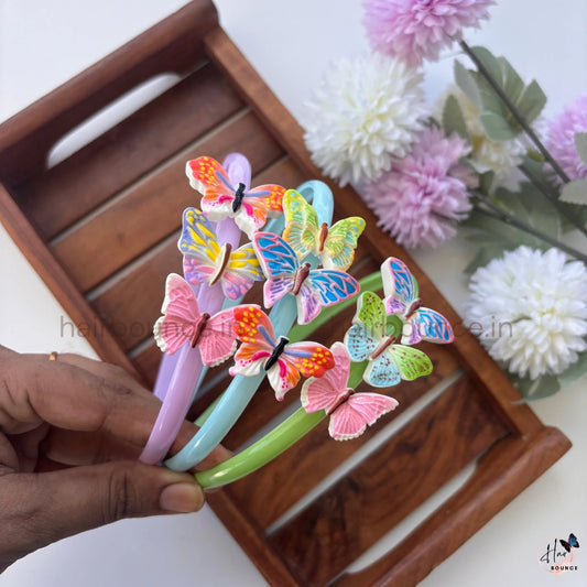 Butterfly Bloom Hairband – Pastel Collection