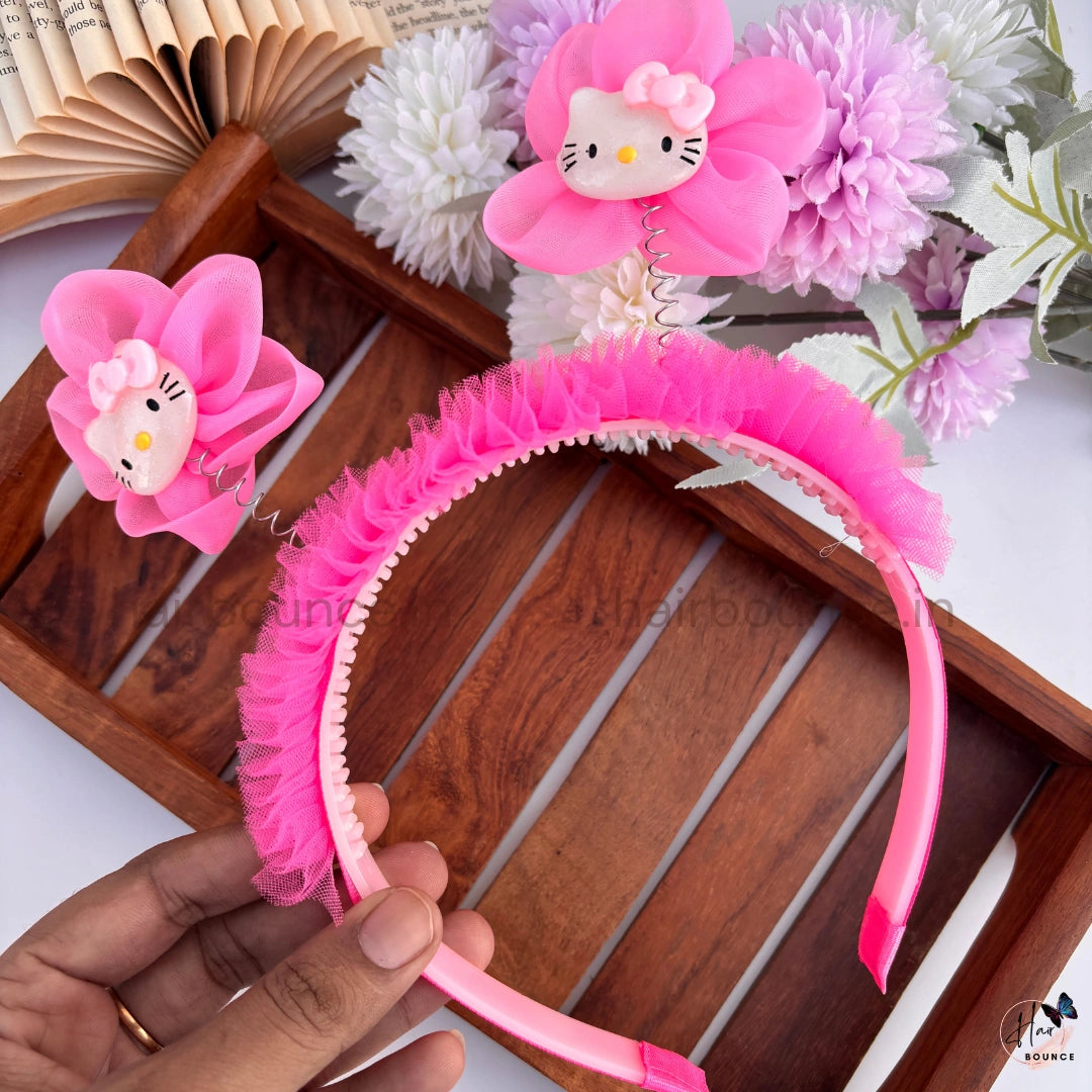 Hello Kitty Flower Spring Headband for Kids
