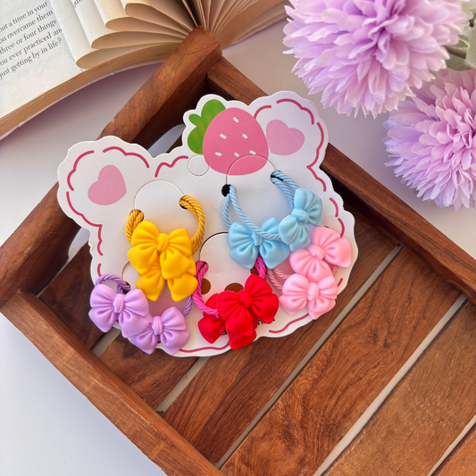 Cute Rubber Bands - Set of 5 Pairs