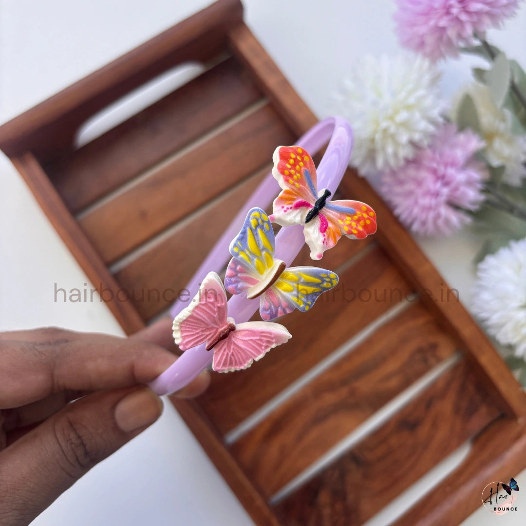 Butterfly Bloom Hairband – Pastel Collection