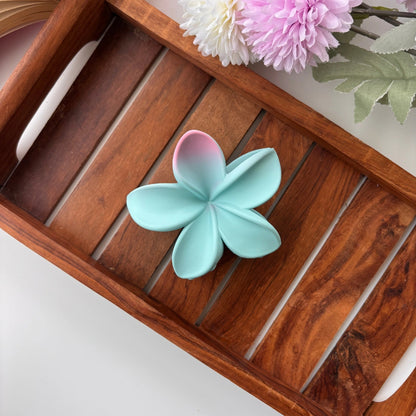 Dual Shade Lilly Flower Hair Claw – Large