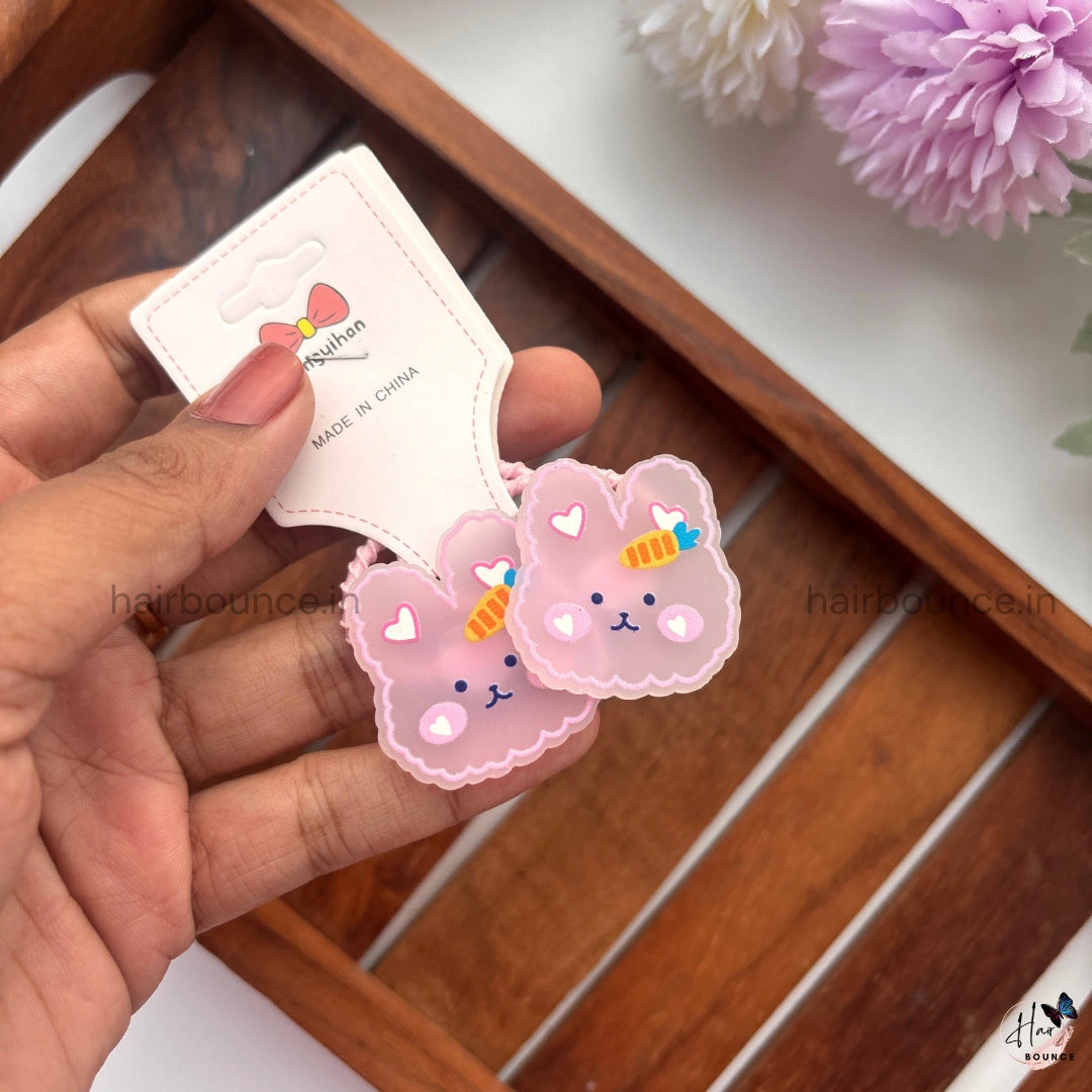 Cute Bunny Cartoon Rubber Bands