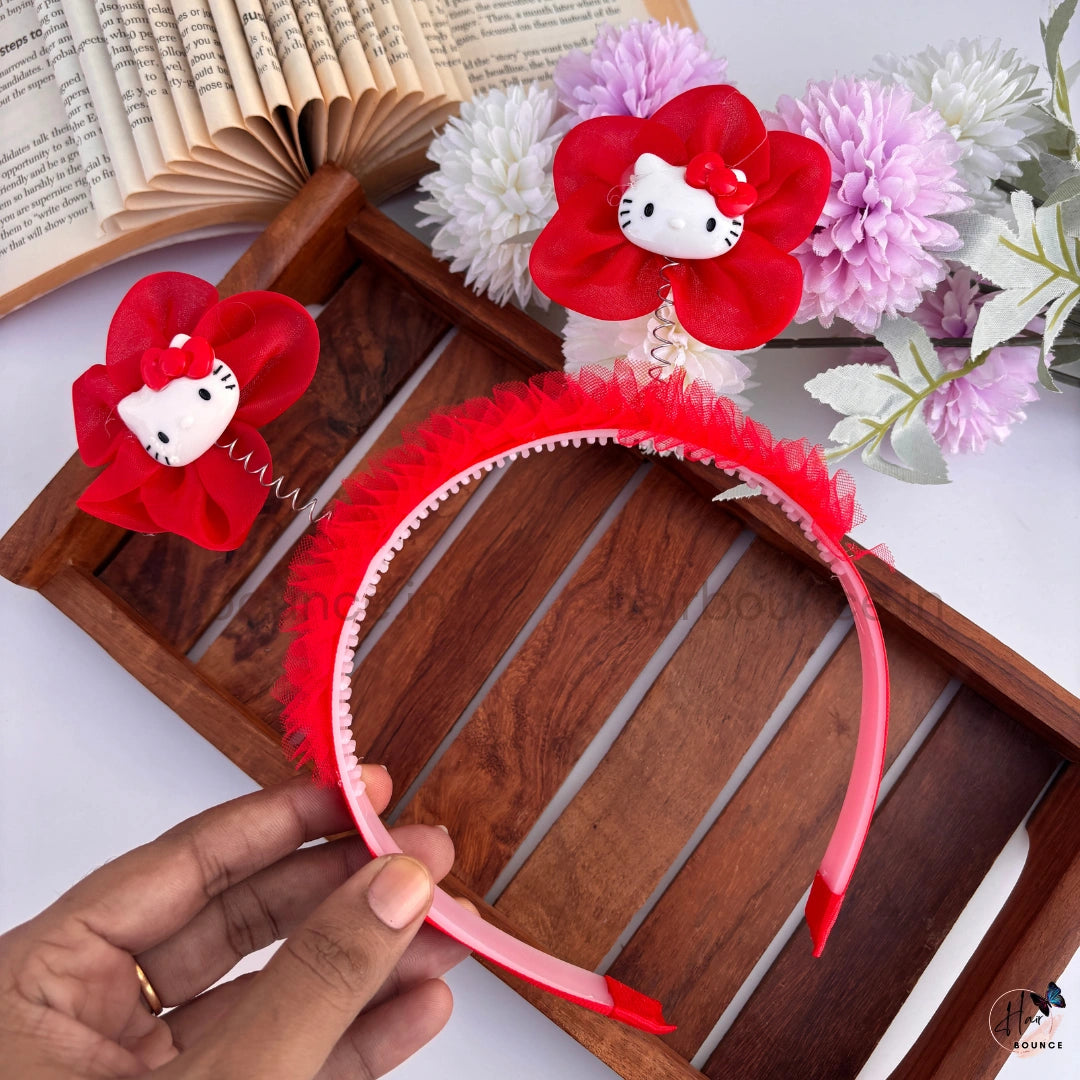 Hello Kitty Flower Spring Headband for Kids