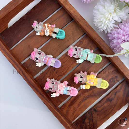 Sparkle Bunny Character Hair Clip