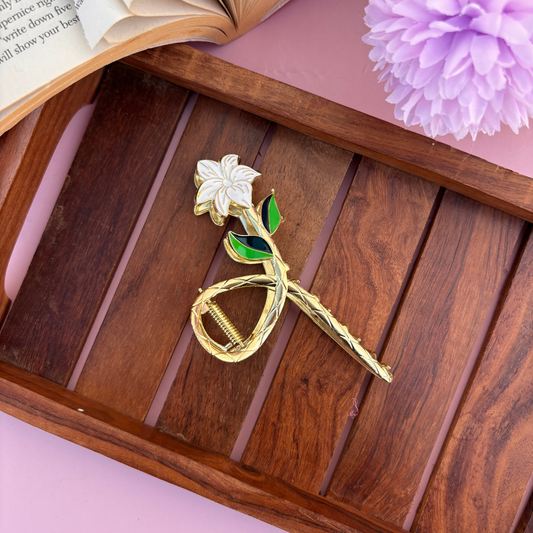 Flower Loop Hair Claw – Large