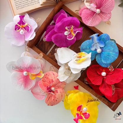 Orchid Pearl Hair Claw - Large