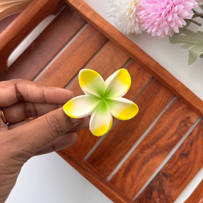 Dual Shade Lilly Flower Hair Claw – Medium