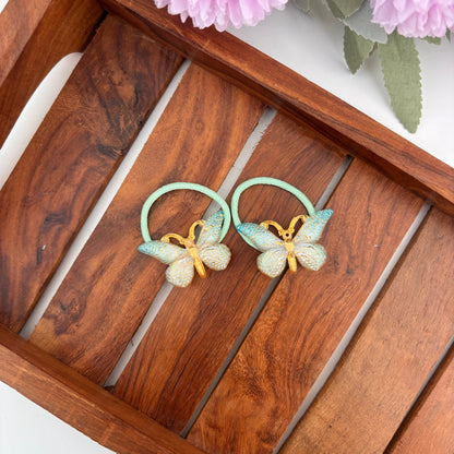 Glitter Breeze Butterfly Rubber Bands