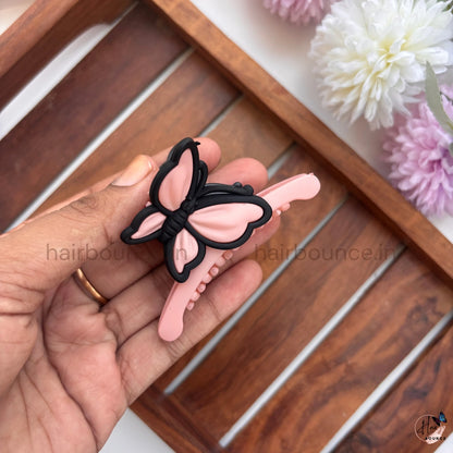 Matte Butterfly Hair Claw – Medium