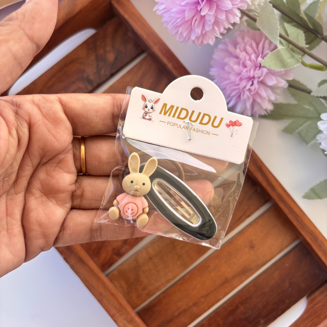 Cute Bunny Hair Clip - Set of 2