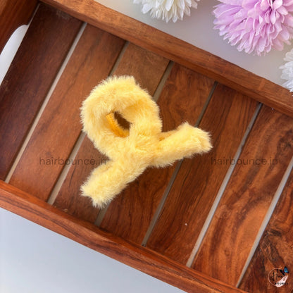 Colourful Loop Fur Hair Claw - Large