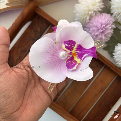 Orchid Pearl Hair Claw - Large