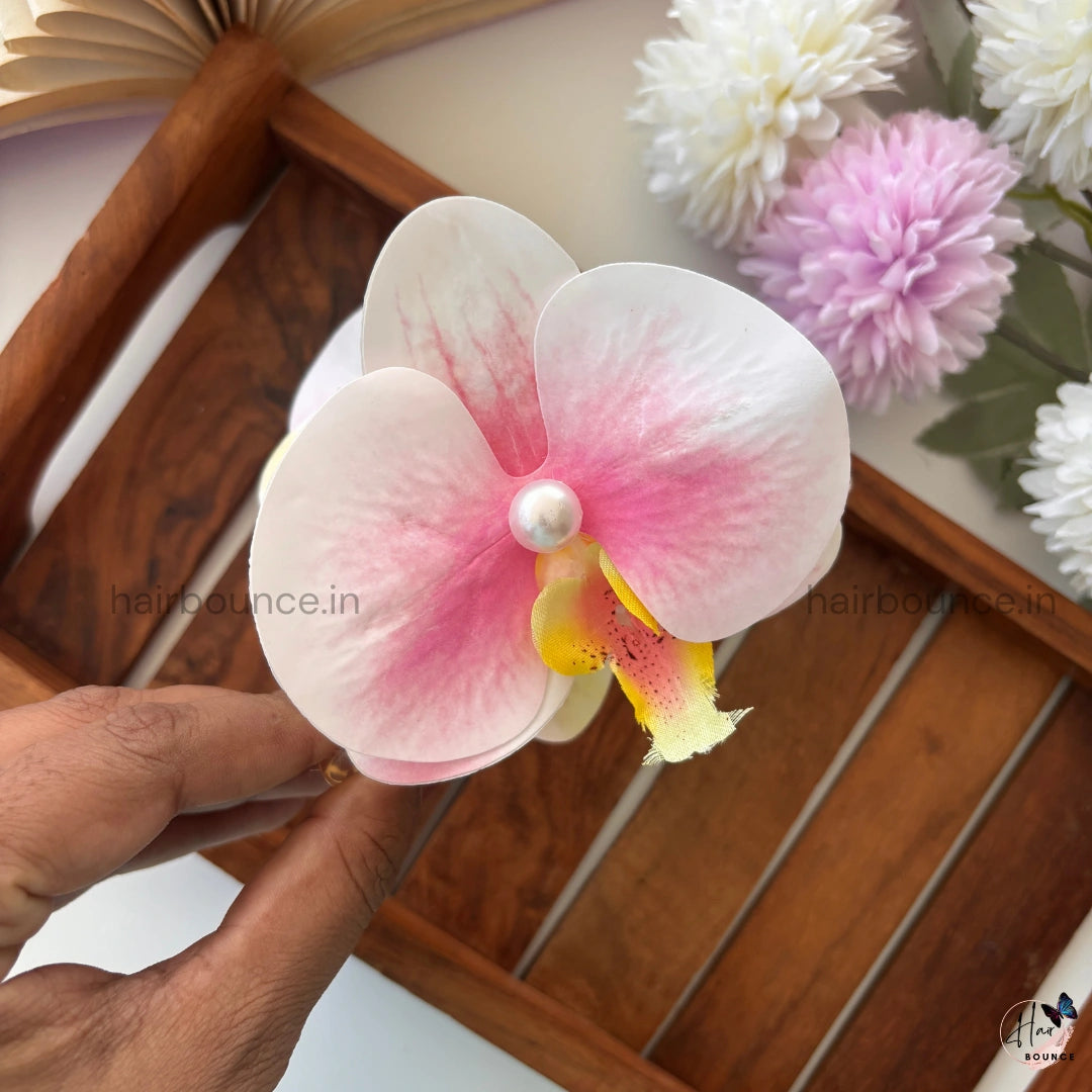 Orchid Pearl Hair Claw - Large