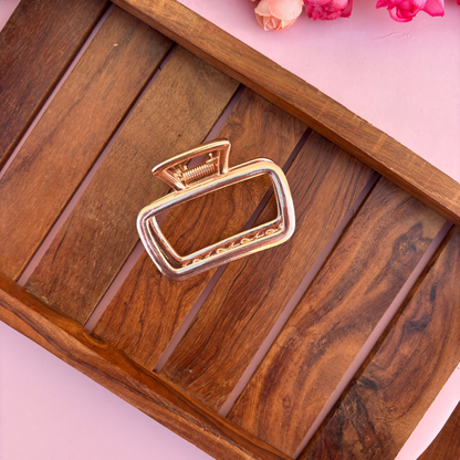 Square Metal Hair Claw - Large
