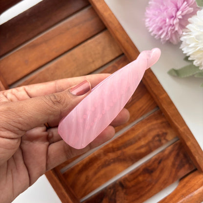 Pastel Swirl Shine Banana Clip - Medium