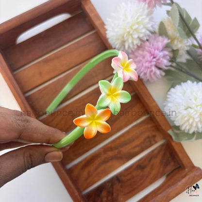 Tropical Flower Hairband – Pastel Collection