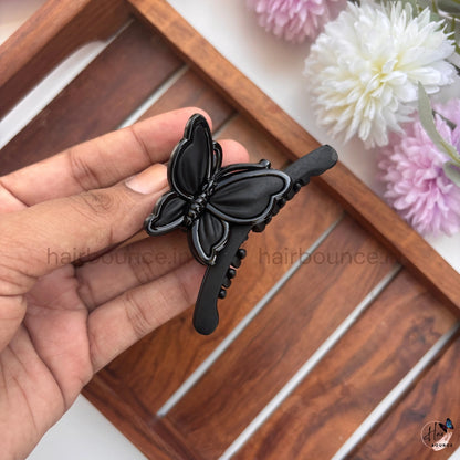 Matte Butterfly Hair Claw – Medium