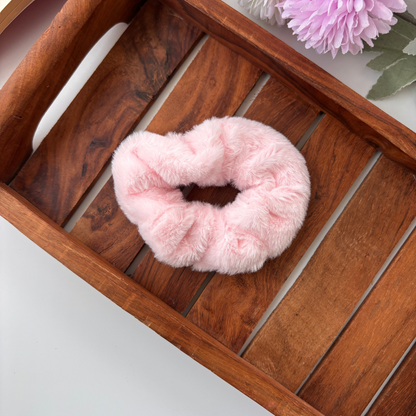 Colourful Fur Scrunchie - Regular