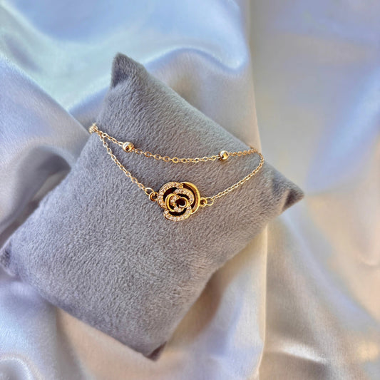 Rose Chain Bracelet