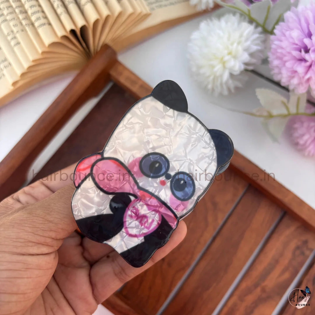 Panda Pals Hair Claw Clips – Large