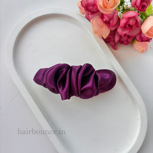 Barrate Scrunchie - Dark Purple