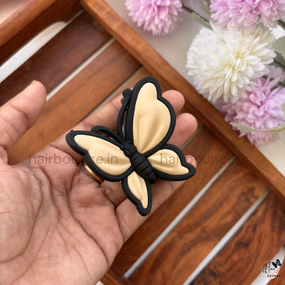 Flutter Charm Butterfly Hair Claw – Medium