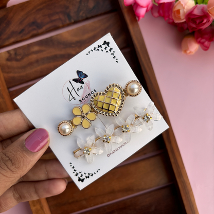 Korean Hair Clips - Pack of 2