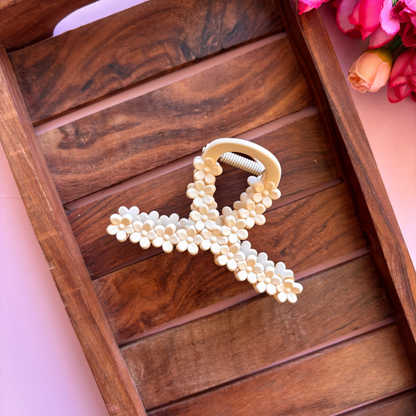 Loop Flower Hair Claw - Large