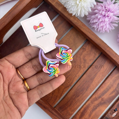 Cute Cartoon Kids Hair Ties