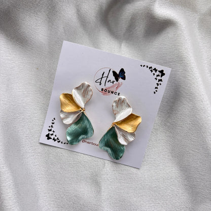 Petal Cascade Statement Earrings