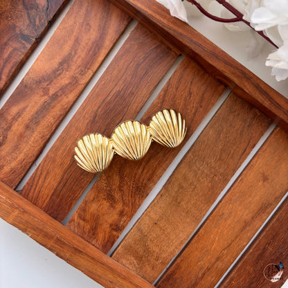 Shell Shine Metallic Center Hair Clip
