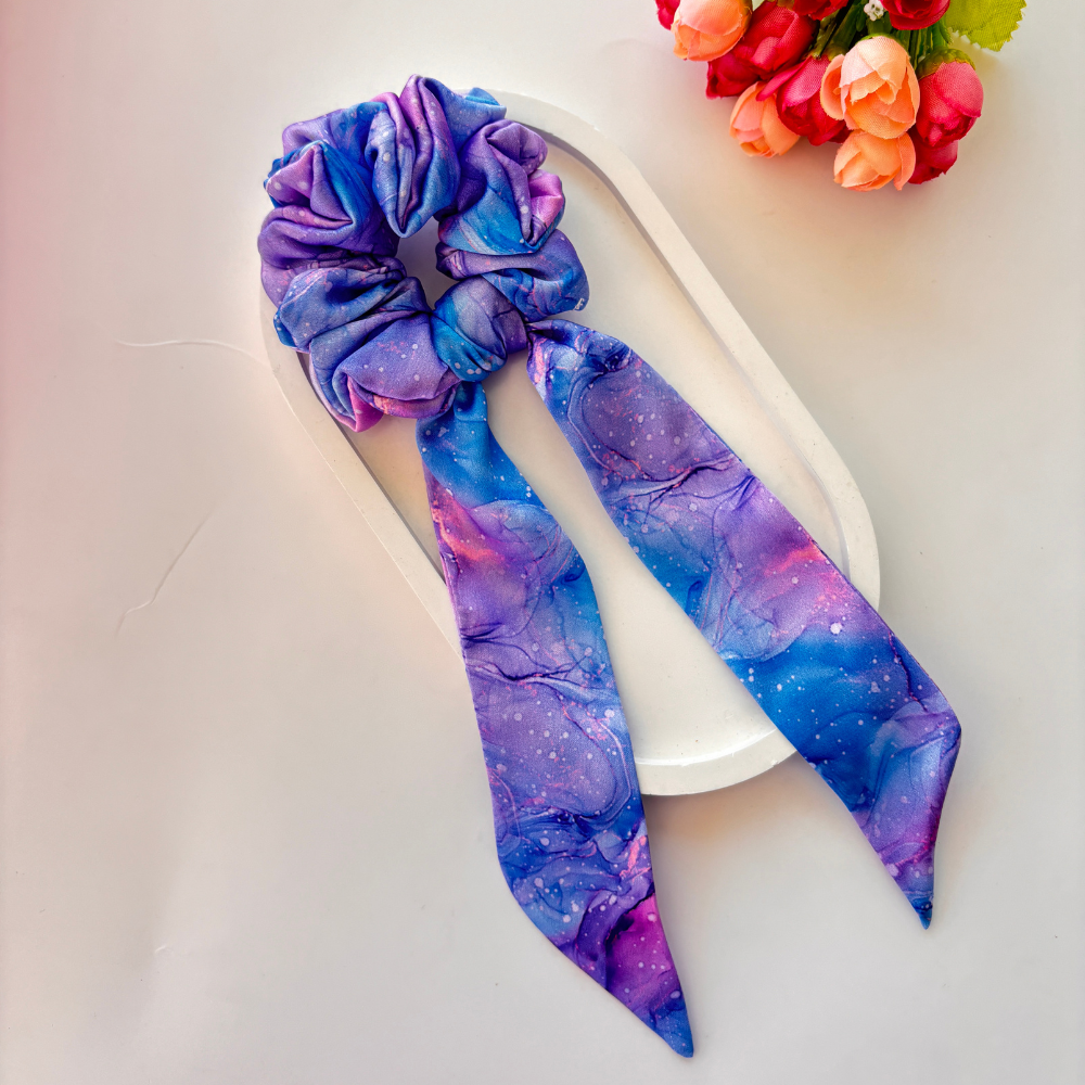 Galaxy Tail Scrunchies