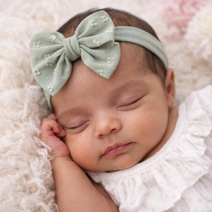 Soft Bow Newborn Headband