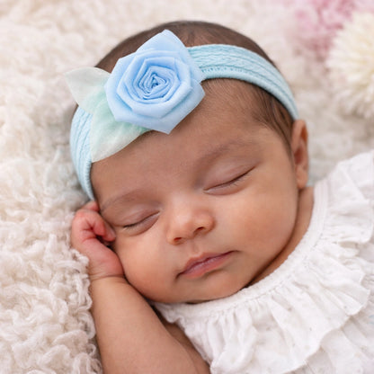 Rose Bloom Newborn Baby Headband