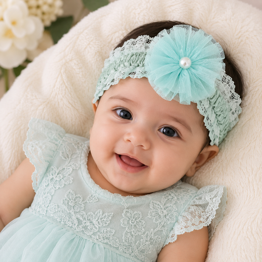 Flower Lace Newborn Headband