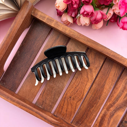Dual Colour Cylinder Hair Claw - Medium