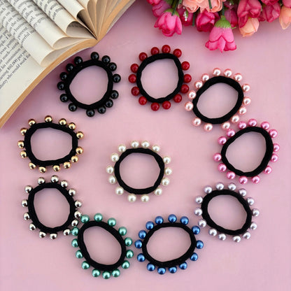 Colourful Pearl Rubber Band - Assorted Colour
