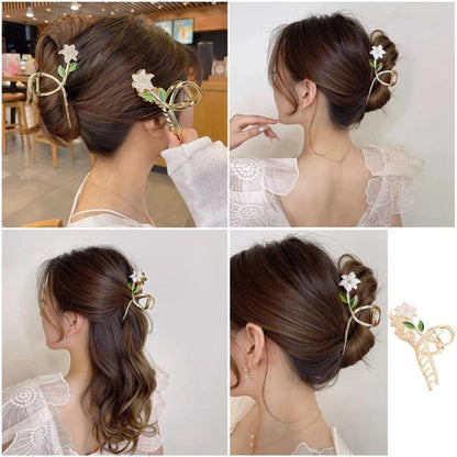Flower Loop Hair Claw – Large