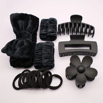 🌑 Black Velvet Hair Accessory Hamper 🌑