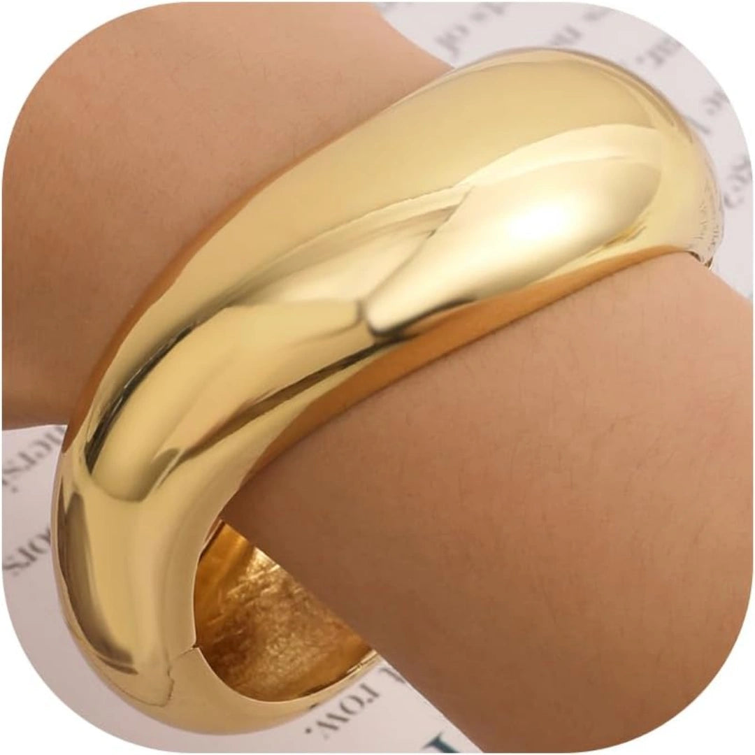 Luxe Wave Gold Cuff