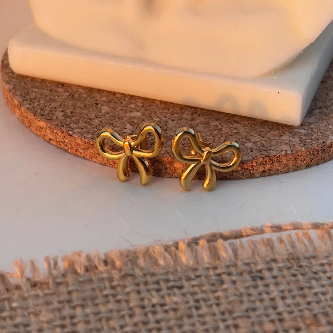 Golden Bow Stainless Steel Studs