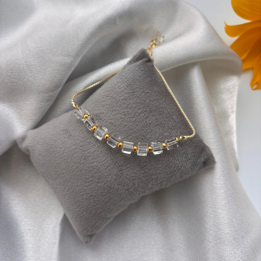 Crystal Gleam Adjustable Bracelet
