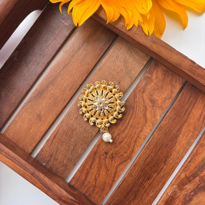 Pearl Radiance Hair Brooch