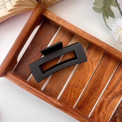 Matte Rectangle Hair Claw - Large