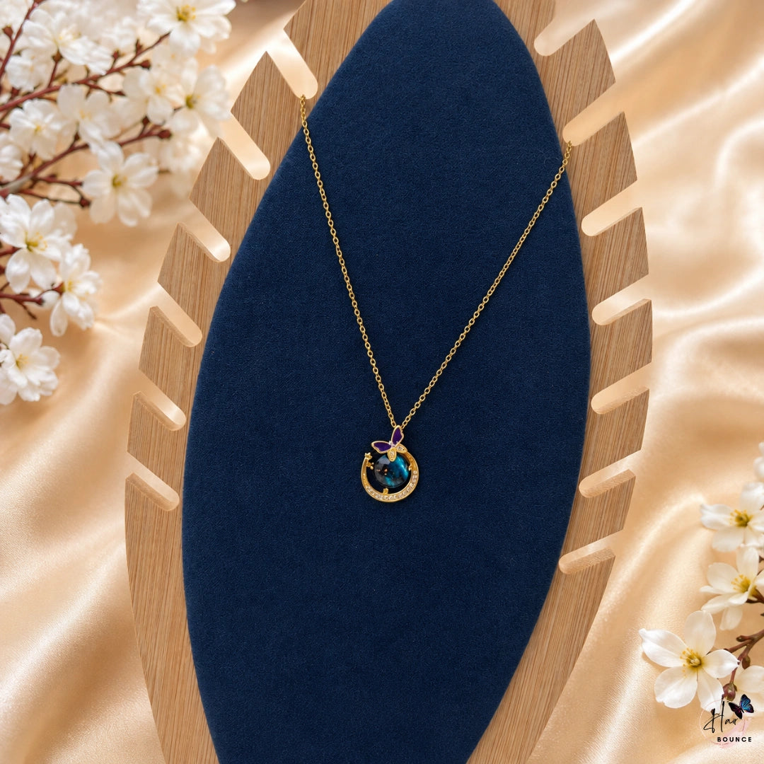 Moon Butterfly Pendent