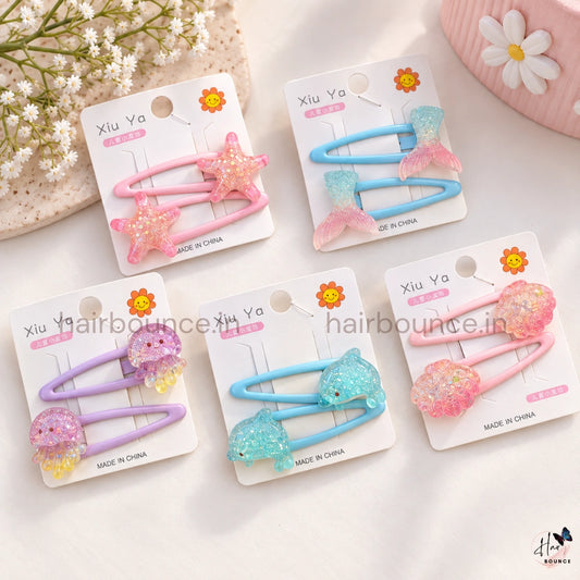 Mermaid & Starfish Hair Clip
