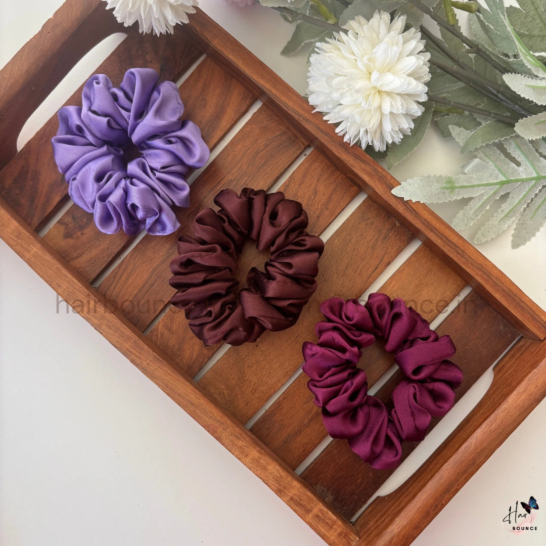 Small Stain Scrunchie - (Set of 3)