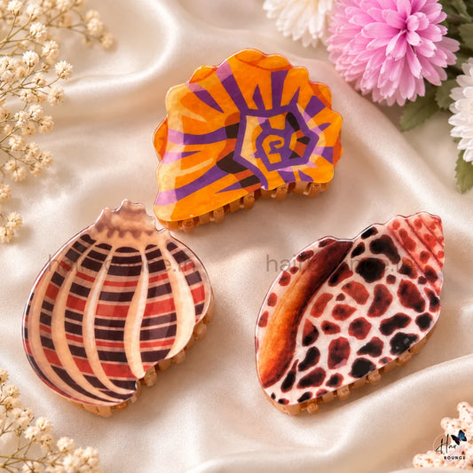 Coastal Shell Hair Claw - Medium
